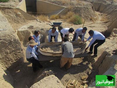 (ویدئو) تغییرات غیرعادی استخوان‌های تاریخی در تابوت‌های باستانی رامهرمز