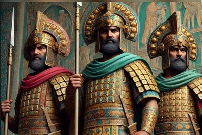 (عکس) نقش‌برجسته خیره‌کننده سربازان گارد جاویدان؛ جلوه‌ای ناب از شکوه ابدی هخامنشیان