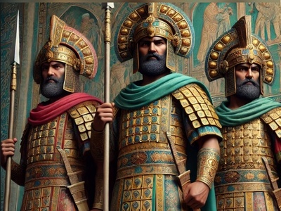 (عکس) نقش‌برجسته خیره‌کننده سربازان گارد جاویدان؛ جلوه‌ای ناب از شکوه ابدی هخامنشیان