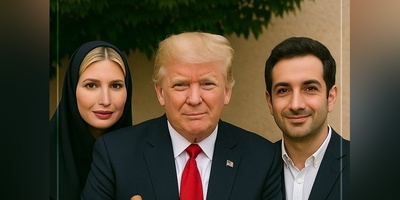 نذر و نیاز ترامپ برای ازدواج دخترش با مجری مطرح ایرانی، داماد مورد پسند همه مامان باباها / اینم از کادوی ویژه روز دختر 🤣