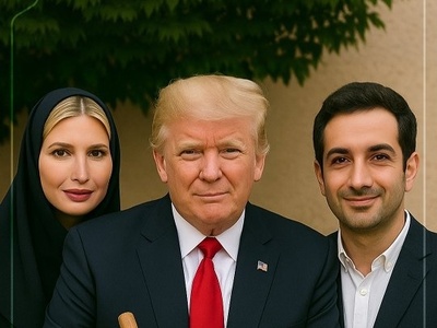 نذر و نیاز ترامپ برای ازدواج دخترش با مجری مطرح ایرانی، داماد مورد پسند همه مامان باباها / اینم از کادوی ویژه روز دختر 🤣