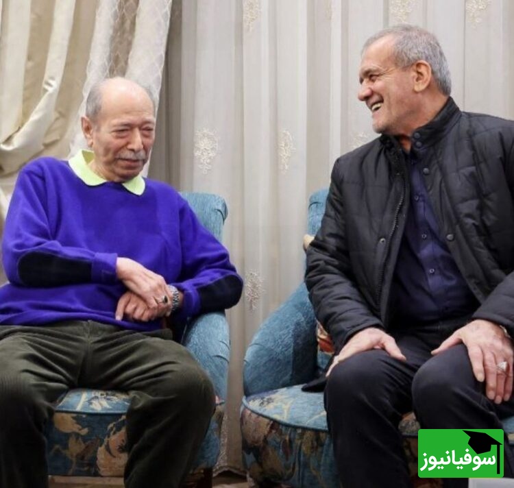 نگاهی به دکوراسیون خانه علی نصیریان در شبی که میزبان پزشکیان و دخترش بود؛ از مبلمانی همرنگ با فرش تا پذیرایی با هندوانه و زولبیا بامیه همراه با آوازخوانی آقابزرگ سینما برای رئیس‌جمهور