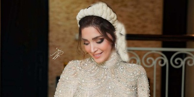 تصاویر متفاوت از بهنوش طباطبایی در عروسی خواهرزاده‌اش؛ از لباس پرزرق‌وبرق تا هدبند خاص +فیلم