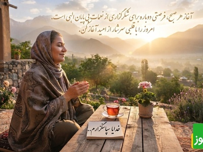 شکرگزاری صبحگاهی/ هر صبح یادآوری است که زندگی هدیه‌ای ارزشمند است.خدایا، شکر که فرصت دوباره‌ای برای ساختن، بخشیدن و دوست داشتن به من دادی / شکرگزاری امروز 10 تیر 1405 + ویدئو