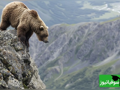 (ویدئو) حمله بی‌رحمانه خرس به گوسفند تنها در دل کوه!