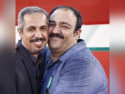 (ویدئو) کل‌کل و لفظ بازی خنده‌دار و تماشایی سلاطین طنز، مهران غفوریان و جواد رضویان/ما چاکریم، شما  Nice to meet you/ ما امشب، شما هزار و یک‌ شب😁