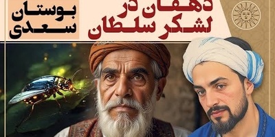 داستان های بوستان سعدی / حکایت شنیدنی دهقان در لشکر سلطان