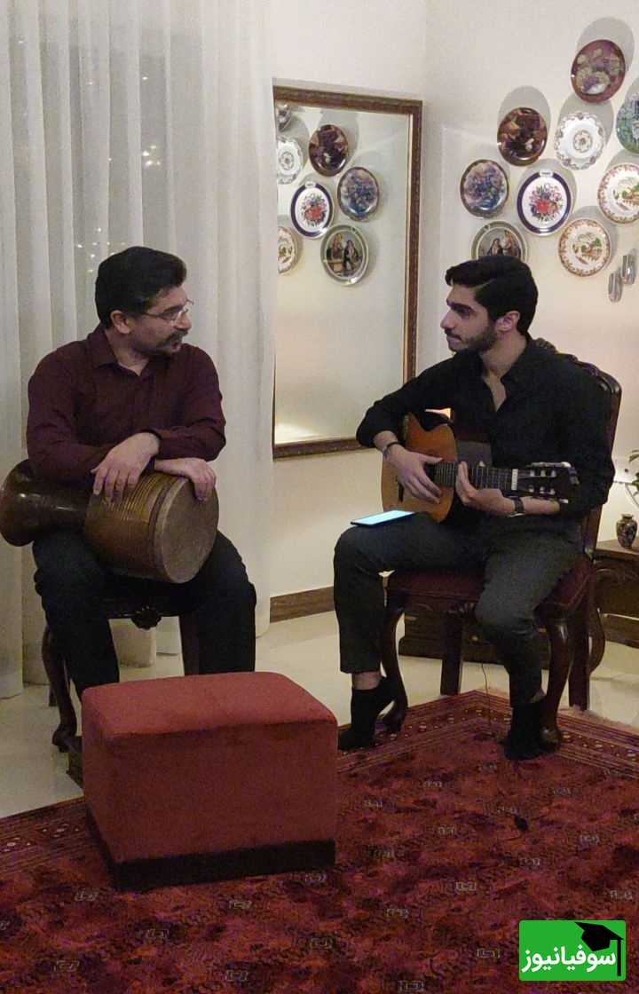 کلکسیون آلات موسیقی در منزل هنری امیرحسین مدرس، ایناروس سریال یوسف پیامبر/ از سه تار و تنبک تا گیتار و...