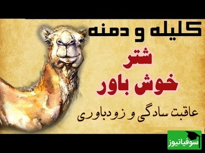 حکایت‌های خواندنی/ بینظیرترین داستان کلیله و دمنه؛ شتر خوش‌باور/ آخر و عاقبت سادگی و زودباوری