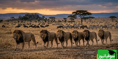 قانون جنگل؛ مستند حیات وحش/ اتحاد افسانه ای7 شیر سابابورا سلاطین خونین دشت‌های آفریقا+فیلم