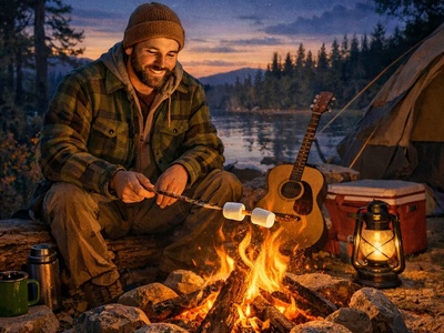 چالش تصویری: سه تفاوت پنهان در صحنه کباب کردن مارشمالو!