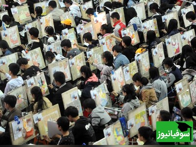 ویدئو| چالش‌های هنرجویان چینی برای قبولی در کنکور هنر؛ تمرکز، خلاقیت و استرس