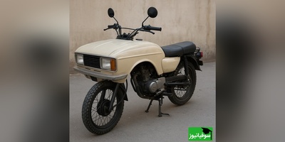 خلاقیت خنده‌دار و تحسین برانگیز پدر ایرانی در مُدرنیزه کردن موتور با پیکان حماسه ساز شد/اینم از تکنولوژی وطنی😂