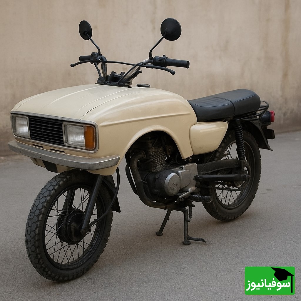 خلاقیت خنده‌دار و تحسین برانگیز پدر ایرانی در مُدرنیزه کردن موتور با پیکان حماسه ساز شد/اینم از تکنولوژی وطنی😂