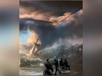 ویدیو/ نمایشگاه حیرت‌انگیز هنر در لندن/ تجربه‌ای بدیع از نمایش نور و صدا به شکل سه‌بعدی