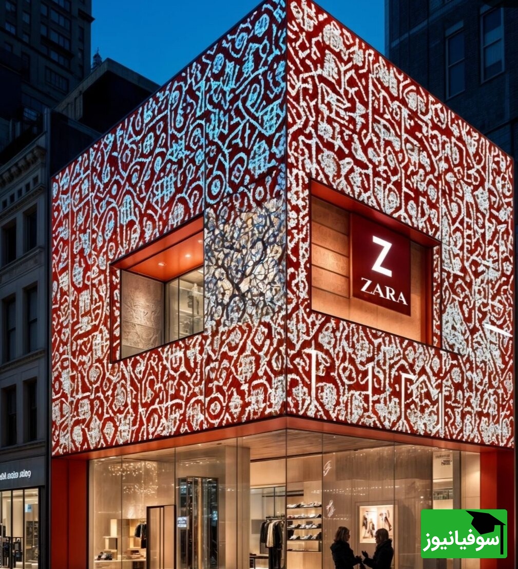 (تصاویر) وقتی معماری سنتی ایران در فروشگاه ZARA ایتالیا می‌درخشد؛ ترکیبی شگفت‌انگیز ایرانی–ایتالیایی توسط هوش مصنوعی