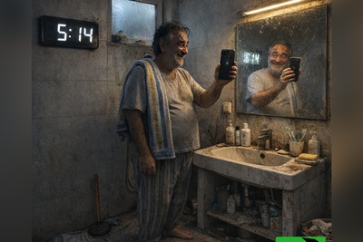 (عکس)5:14 صبح؛ زمان طلایی حمام طبق داده‌های اسرائیلی‌های نخبه 😂