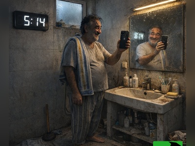 (عکس)5:14 صبح؛ زمان طلایی حمام طبق داده‌های اسرائیلی‌های نخبه 😂