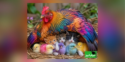 (ویدئو)  مستند حیات وحش حیوانات/ وقتی غریزه و مهر و محبت مادری مُرغ حد و مرز نمیشناسه😍