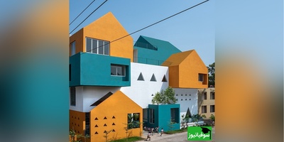 (عکس) پیش‌دبستانی استودیو اینفینیتی در هند/ نمونه‌ای از معماری خلاقانه و فضایی دلنشین و رنگارنگ با حس آزادی و کنجکاوی🤩