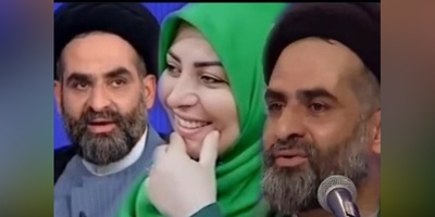 به بهانه روز دختر حاج آقا موسوی واعظ: من اگر بدونم بچه‌هام دختر میشه 50 تا بچه میارم / المیرا شریفی‌مقدم هنگ کرد😂