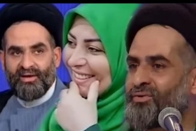 به بهانه روز دختر حاج آقا موسوی واعظ: من اگر بدونم بچه‌هام دختر میشه 50 تا بچه میارم / المیرا شریفی‌مقدم هنگ کرد😂