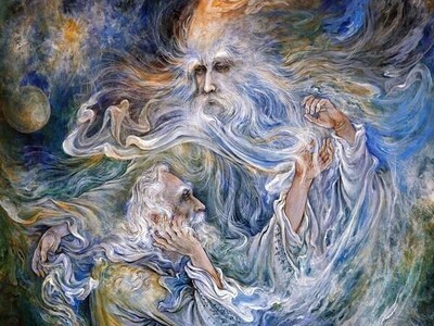 (ویدئو) رابطه عرفانی مولانا و شمس تبریزی با سخنان گهربار دکتر الهی قمشه‌ای/ چراغ نا‌ افروخته را بوسید و رفت