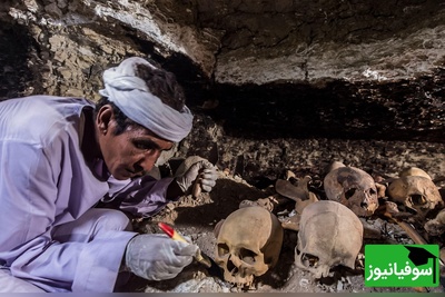 کشف محراب هزارساله با جمجمۀ انسان‌های قربانی‌شده