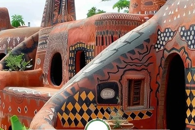 معماری خانه‌های قبیله‌ی کاسینا، وقتی هنر زنان، خانه‌ها را جان می‌بخشد + عکس