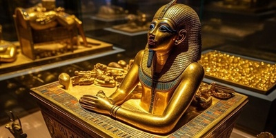 (عکس) از دل تاریخ تا امروز/ کشف کلکسیون باشکوه جواهرات مصر باستان و گردن‌آویز افسانه‌ای فرعون