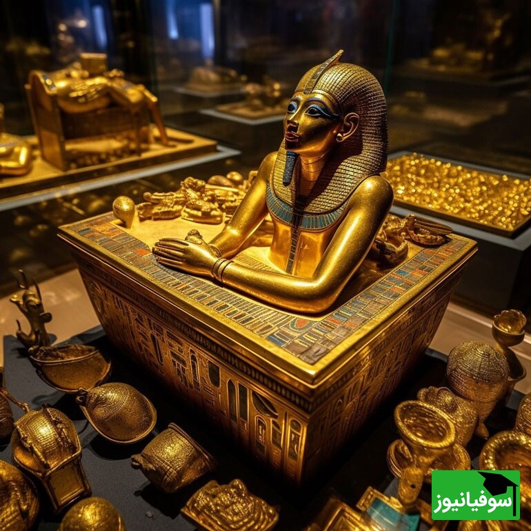 (عکس) از دل تاریخ تا امروز/ کشف کلکسیون باشکوه جواهرات مصر باستان و گردن‌آویز افسانه‌ای فرعون