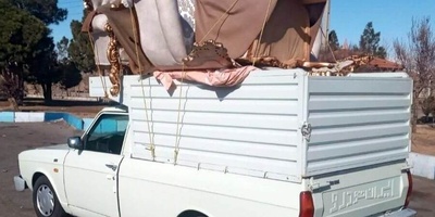 خلاقیت خنده‌دار راننده تبریزی برای نوشتن جملات پشت کامیونی با الهام از استاد شعر فارسی حماسه آفرید/ سعدی زمانه ات را بشناس😂+عکس