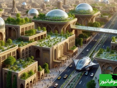 یزد در سال 3024؛ معماری آینده‌ای که فقط هوش مصنوعی می‌توانست تصورش کند! + عکس