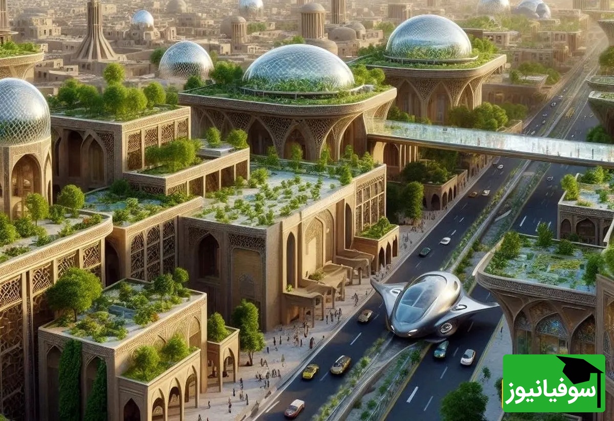 یزد در سال 3024؛ معماری آینده‌ای که فقط هوش مصنوعی می‌توانست تصورش کند! + عکس