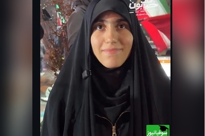 صحبتهای جالب دختر ایرانی از کف خیابان: اگر مذاکرات را ماست‌مالی کنند فتنه‌ای سخت تر از 18 و 19 دی رخ خواهد داد😢+ ویدئو