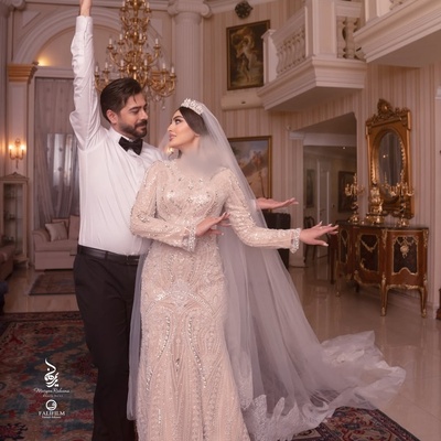 پارت دوم جشن عروسی مریم مومن مزین به جملات عاشقانه سهیل قاصدی: جونم رو رفیقم رو دارم برای اولین بار توی لباس عروسی میبینم😍❤+فیلم