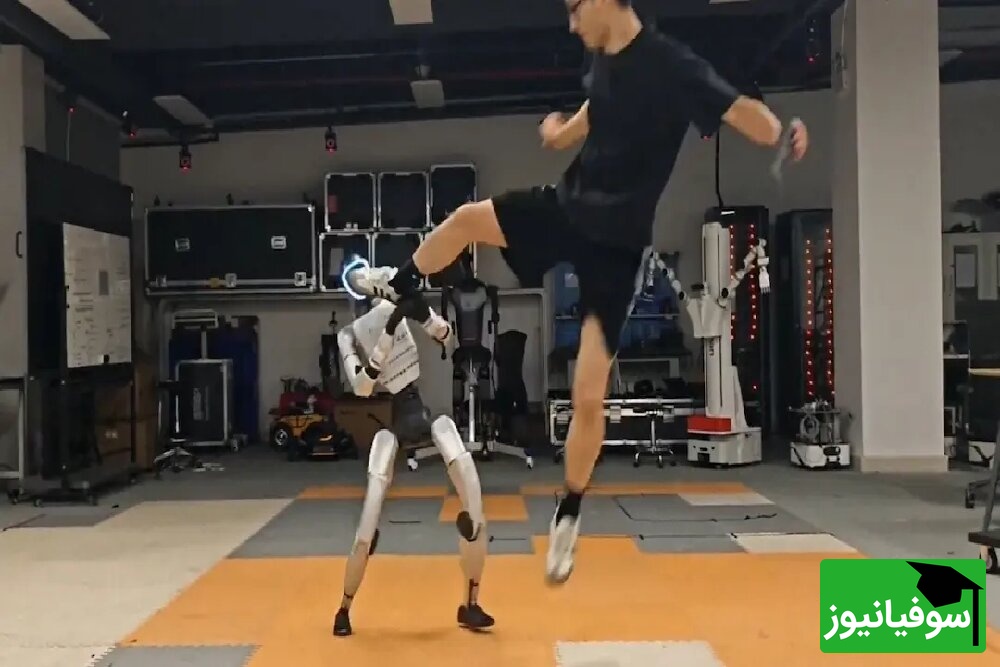 (ویدئو) دانشمندان چینی کابوس فیلم‌های اکشن را واقعی کردند؛ ربات مبارزی که هرگز شکست نمی‌خورد!