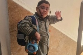 (عکس) میکائیل میردورقی دانش آموز شهید مدرسه میناب حمله موشکی به مدرسه را پیش بینی کرده بود!