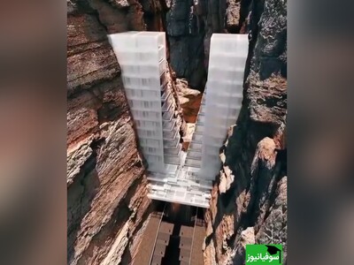 ویدیو/ حماسۀ جدید "بن سلمان" با پروژۀ منحصربه‌فرد و عجیب "هتل یخی" در قلب تنگۀ طیب الاسم/ استفاده از سیمان شفاف در معماری بی‌نظیر هتل Ice-Cube