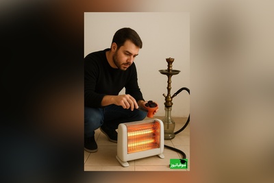 زنگ خلاقیت/ ابتکار و نوآوری  خنده‌دار " جوان ایرانی" در گرم کردن قلیان با هیتر برقی حماسه آفرید/ هنر نزد ایرانیان است و بس/ والسلام😂