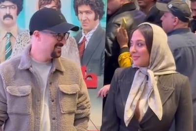 نگاهی به تیپ و استایل شیک و باوقار پاییزی احمد مهران‌فر، آناهیتا درگاهی ،عین الله دریانی و علی امین حسنی در اکران فیلم تهران 57