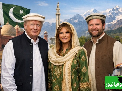 نگاهی به استایل دیده نشده ترامپ، ملانیا و جی دی ونس در خیابان‌های اسلام‌آباد / از کاخ سفید تا ترک موتور 😂