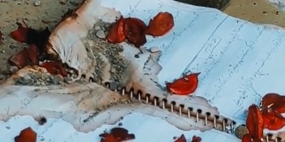 (ویدئو) وقتی دفترهای مشق نیمه‌تمام ماندند؛ روایت تلخ وسایل به‌جا مانده از دانش‌آموزان میناب