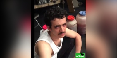 علی شادمان این جوری در کنار بساط مسکرات و زهرماری لو رفت و واکنش نشان داد+ فیلم