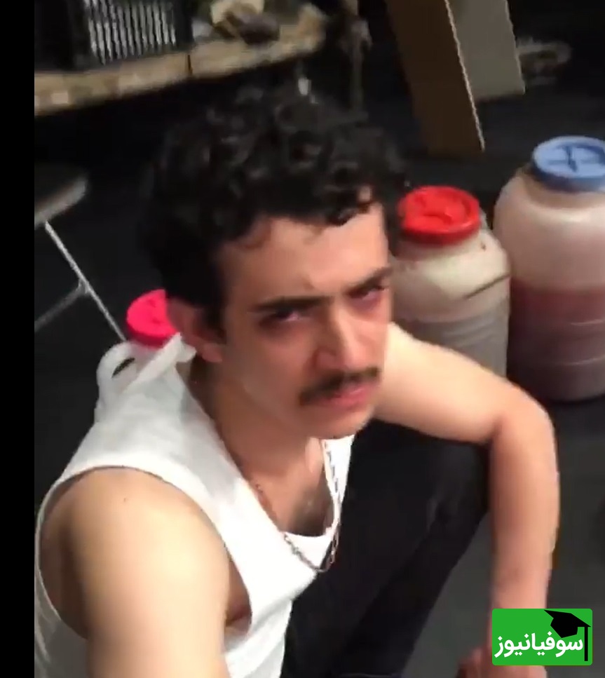 علی شادمان این جوری در کنار بساط مسکرات و زهرماری لو رفت و واکنش نشان داد+ فیلم