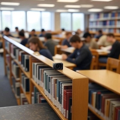 دوربین مخفی دانشگاهی | حرکت غیرمنتظره دانشجو وسط سکوت کتابخانه، همه را شوکه کرد! + فیلم