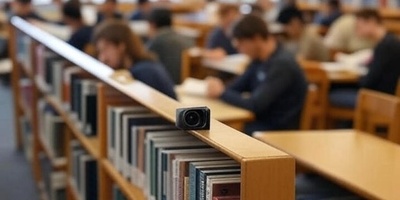 دوربین مخفی دانشگاهی | حرکت غیرمنتظره دانشجو وسط سکوت کتابخانه، همه را شوکه کرد! + فیلم