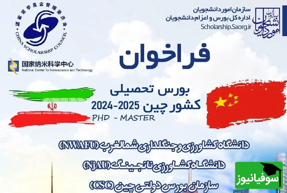 فراخوان چین برای بورس تحصیلی سال تحصیلی 2024 در مقاطع کارشناسی ارشد و دکترا/ جزئیات