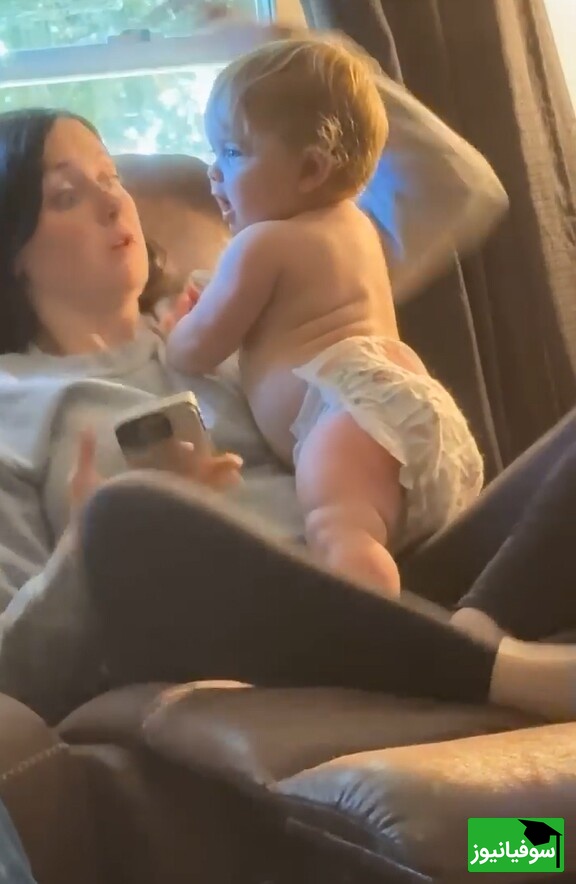 (فیلم) اولین “مامان” کودک و واکنش بی‌نظیر مادر؛ لحظه‌ای عاشقانه که قلب‌ها را گرم می‌کند