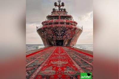 نگاهی به مدرن‌ترین کشتی‌های تفریحی جهان، منقش شده با فرش اصیل ایرانی توسط هوش مصنوعی+ تصاویر
